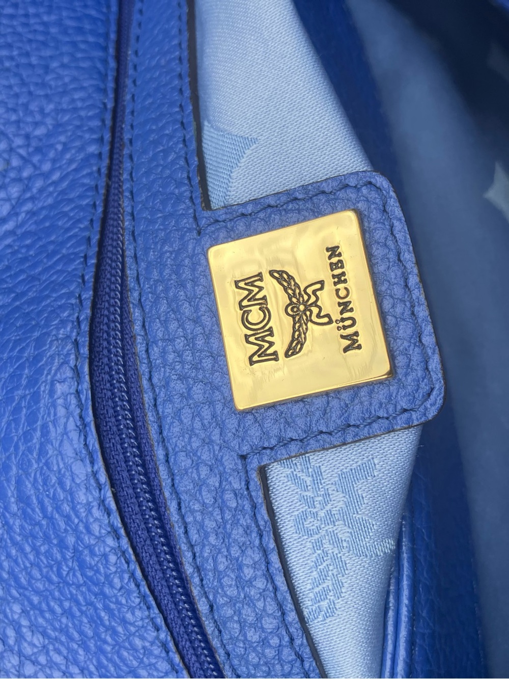 Authentic cobalt blue MCM - Picture 10 of 15